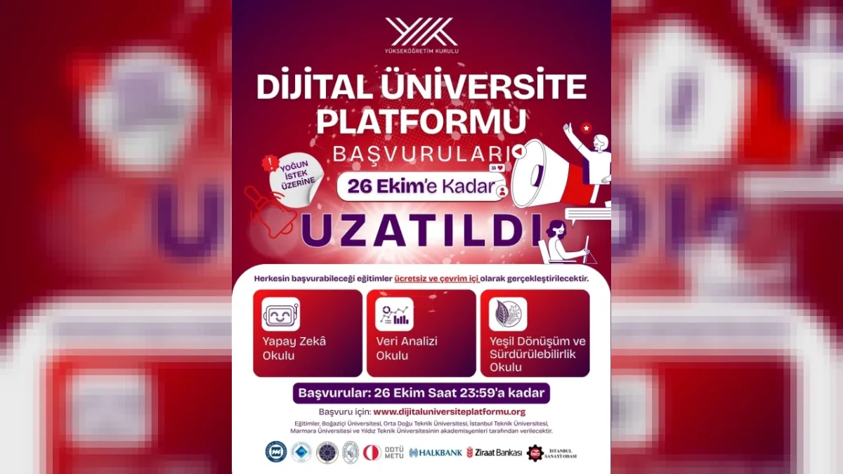 Afyon Kocateper Üniversitesi’nden Duyuru: Dijital Üniversite Platformu Başvuruları Uzatıldı