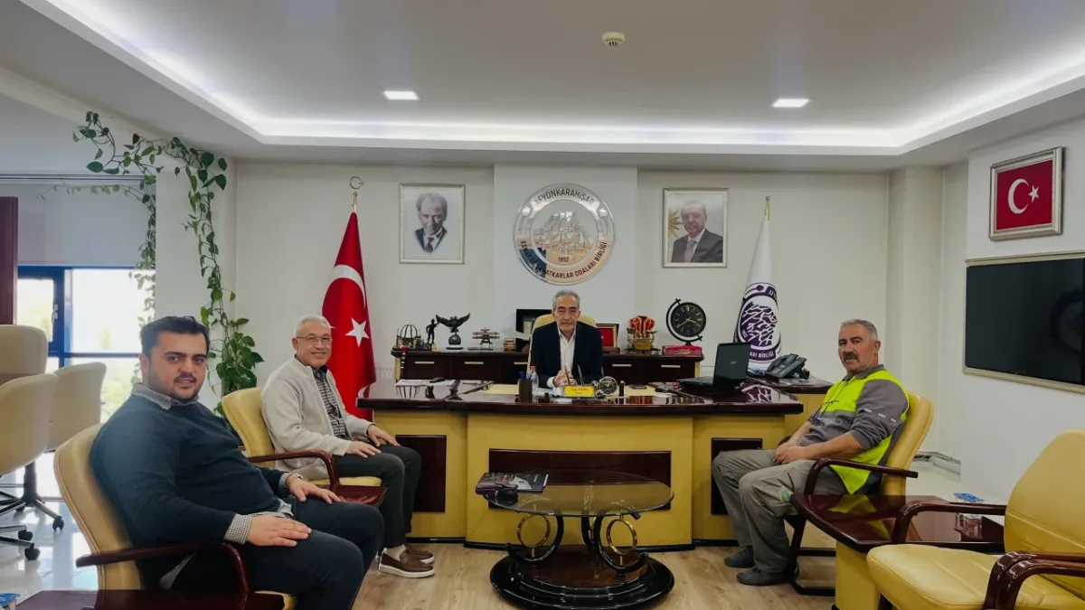Afyonkarahisar Esnaf ve Sanatkarlar Odaları Birliği’nde Biçici Ticaret Merkezi Tanıtıldı
