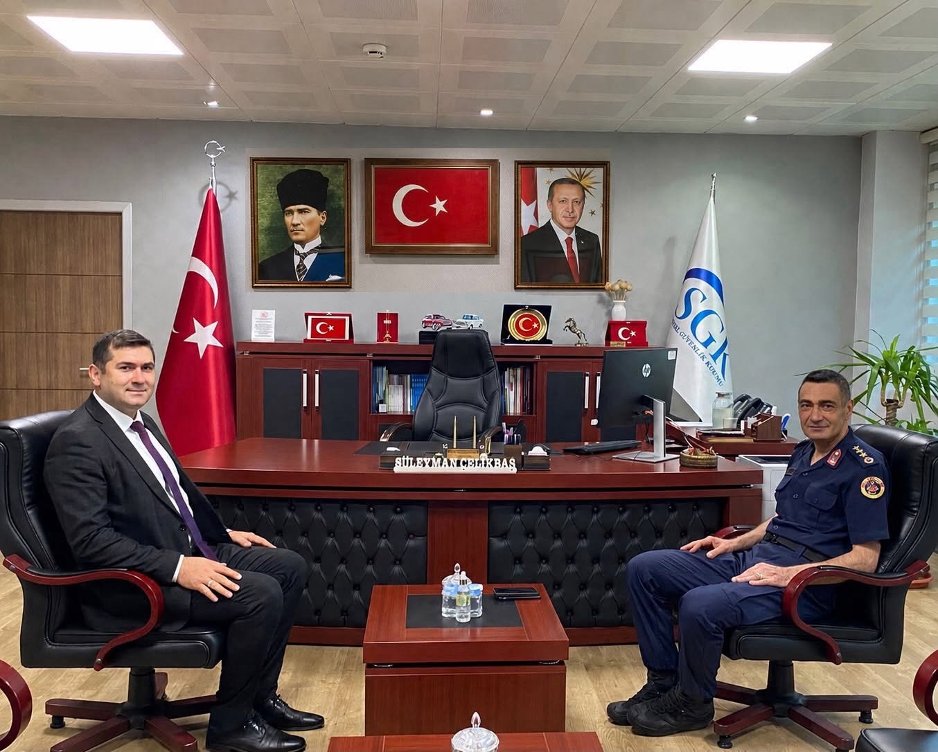 Kaya, Çelikbaş İle Görüştü