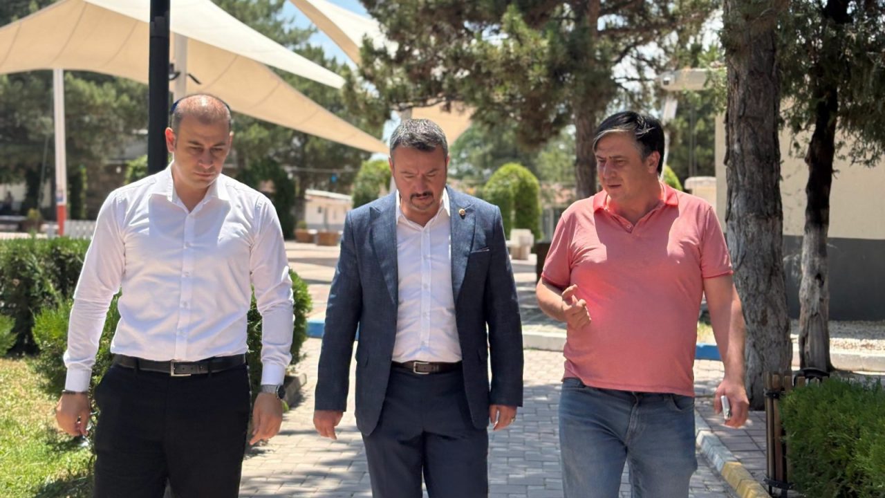 Öztaş, Hüdai Kaplıcalarında İncelemelerde Bulundu