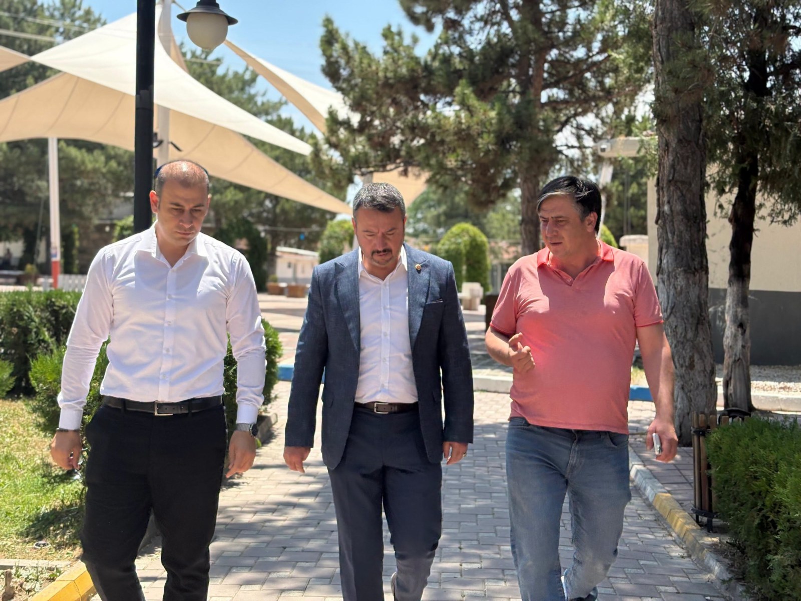 Öztaş, Hüdai Kaplıcalarında İncelemelerde Bulundu