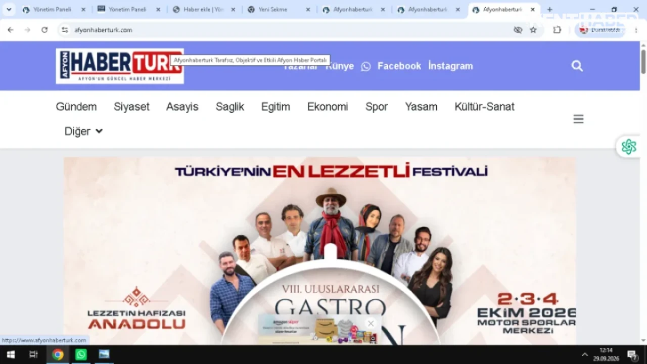 Afyonkarahisar’da Guinness Rekoru Heyecanı: 160 Stantlı Dev Festival Başlıyor