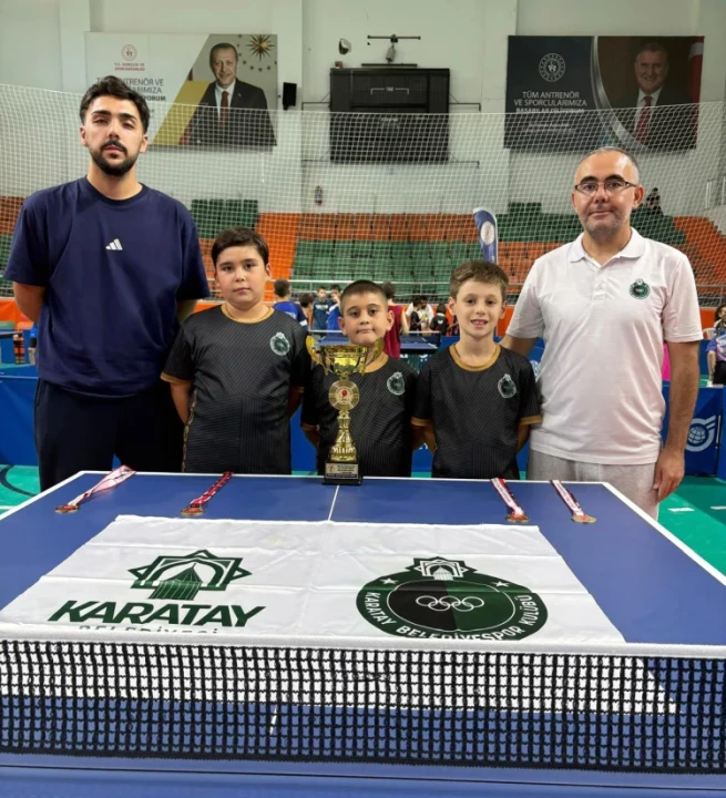 Konya Karataylı Minik Raketler Muğla'daki Masa Tenisi Şampiyonasında Zirveye Adını Yazdırdı - Detay Görsel 2