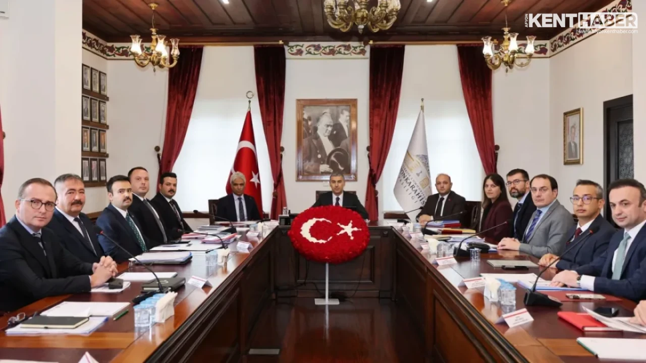 Afyonkarahisar’da SYDV Toplantısı: Sosyal Yardımlar ve Hizmetler Masaya Yatırıldı