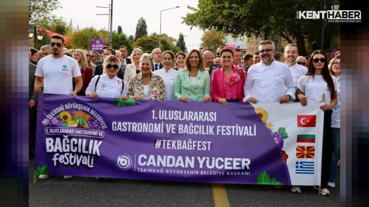 Tekirdağ 1. Uluslararası Gastronomi ve Bağcılık Festivali Görkemli Bir Açılışla Başladı - Detay Görsel 1