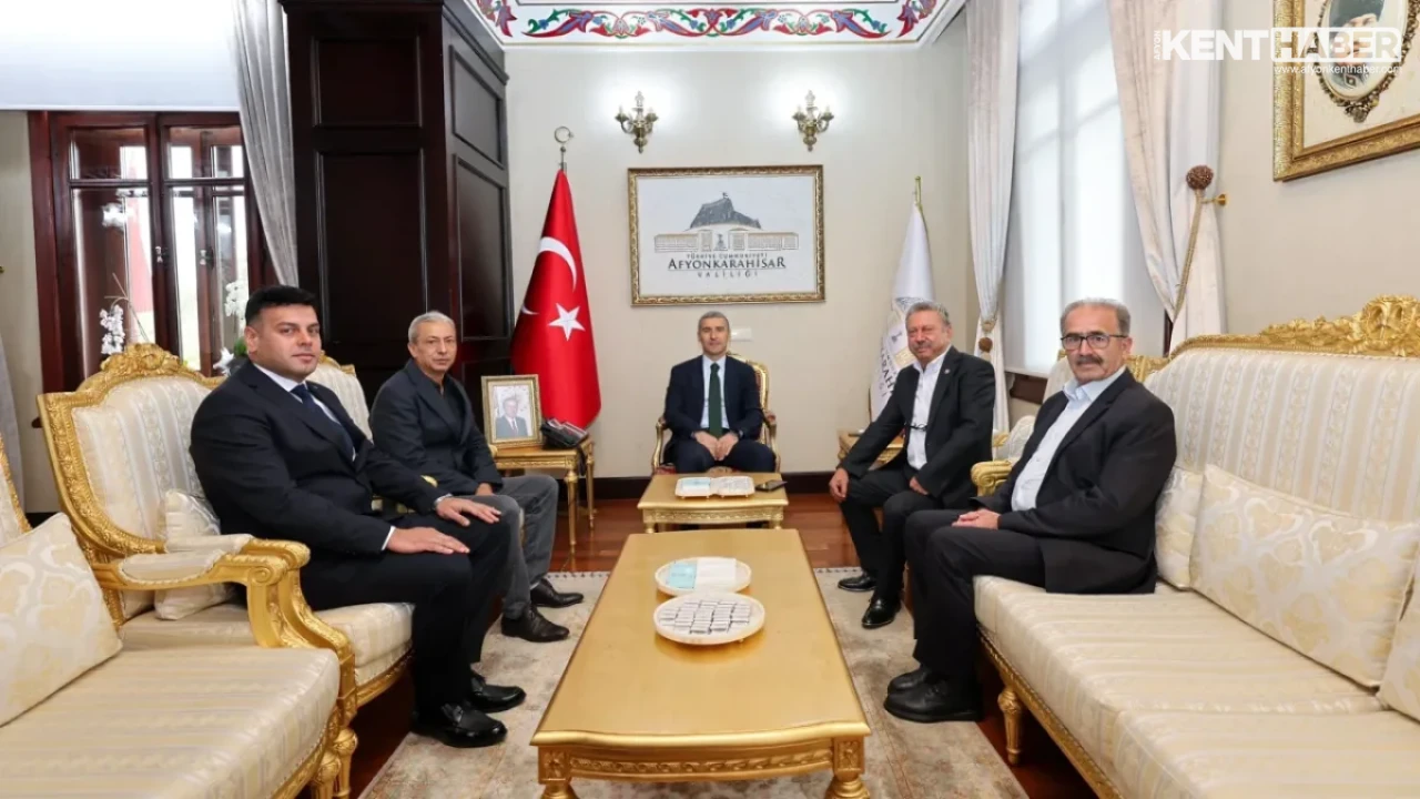 Uşak İl Genel Meclisi Üyesi Mustafa Dönmez’den Afyonkarahisar Valisi Dr. Naci Aktaş’a Makam Ziyareti