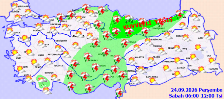 Meteoroloji'den Kritik Uyarı: Yurt Genelinde Sağanak Yağış ve Fırtına Alarmı - Detay Görsel 1