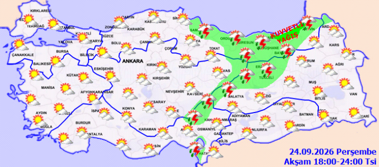Meteoroloji'den Kritik Uyarı: Yurt Genelinde Sağanak Yağış ve Fırtına Alarmı - Detay Görsel 3