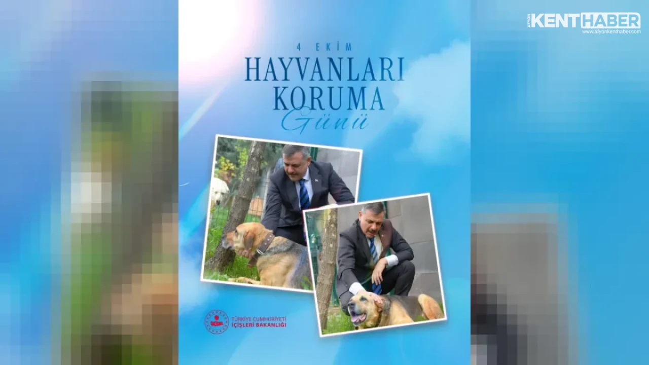 İçişleri Bakanlığından 4 Ekim Dünya Hayvanları Koruma Günü Açıklaması