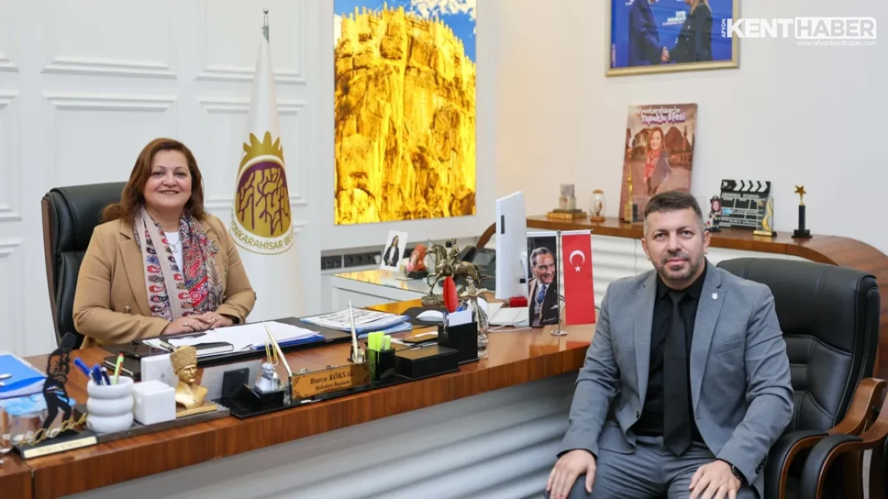 Başkan Burcu Köksal, AKÜ Sandıklı Uygulamalı Bilimler Yüksekokulu Müdürü’nü Ağırladı