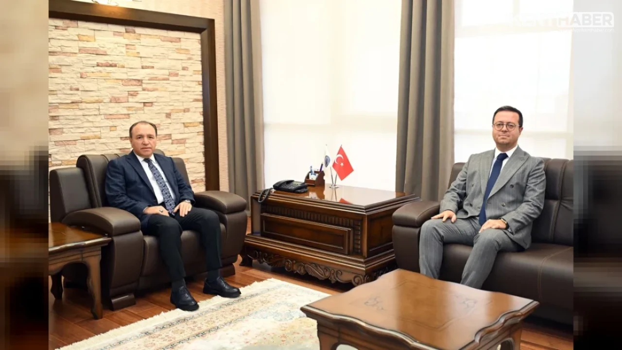 Adalet Komisyonu Başkanı Hasan Bülbül’den Rektör Karakaş’a İadeiy ziyaret