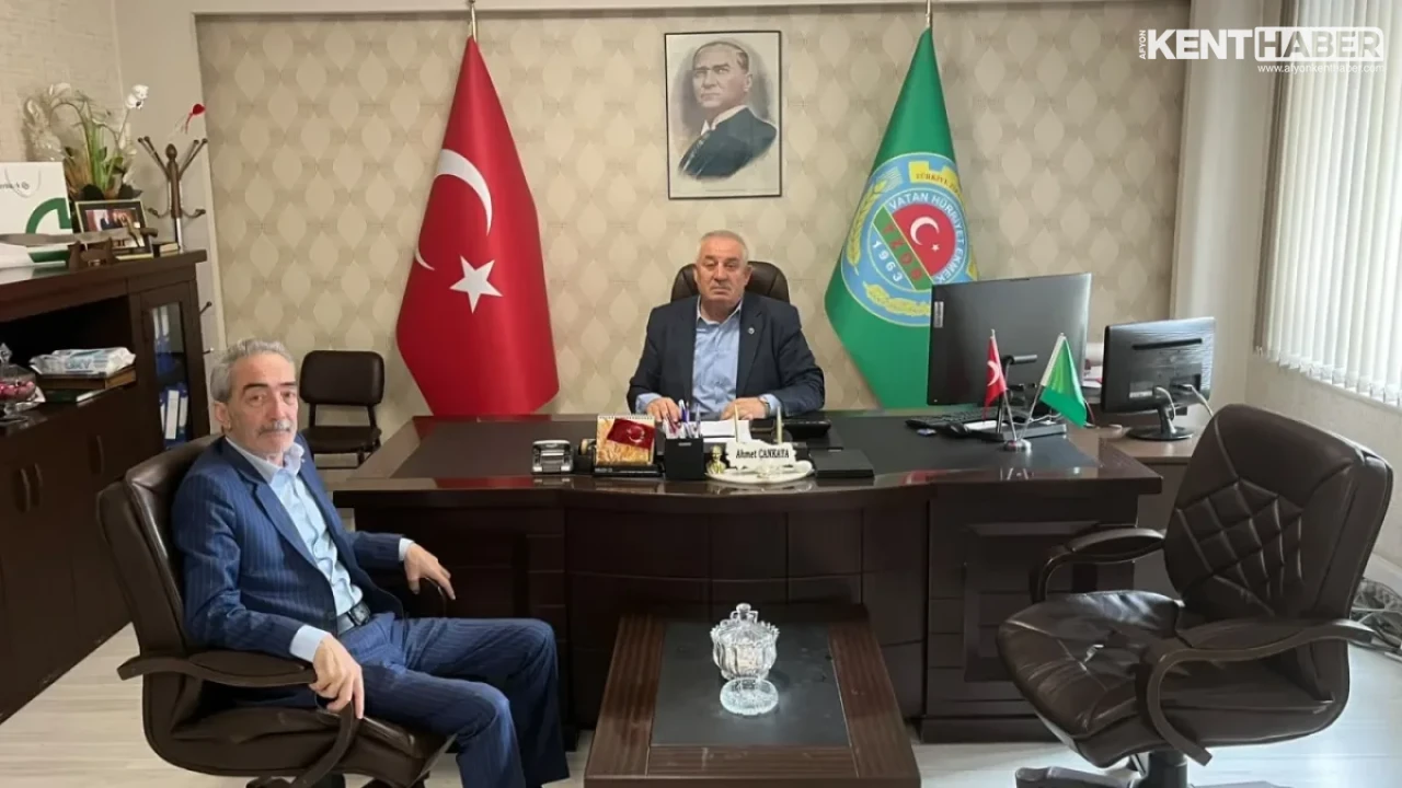 Afyonkarahisar Esnaf ve Sanatkarlar Odaları Birliğinden Ziraat Odasına Anlamlı Ziyaret