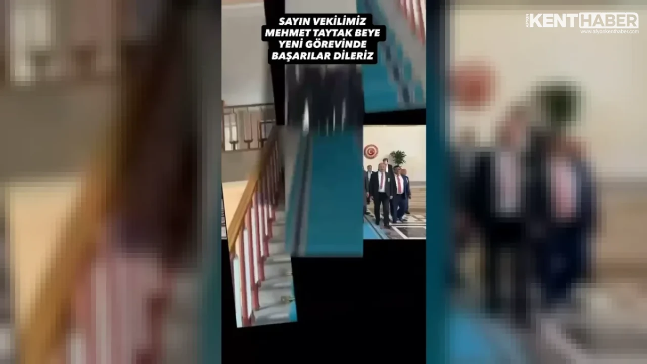 Afyonkarahisar Esnaf Teşkilatından TBMM İdare Amiri Mehmet Taytak’a Tebrik Ziyareti