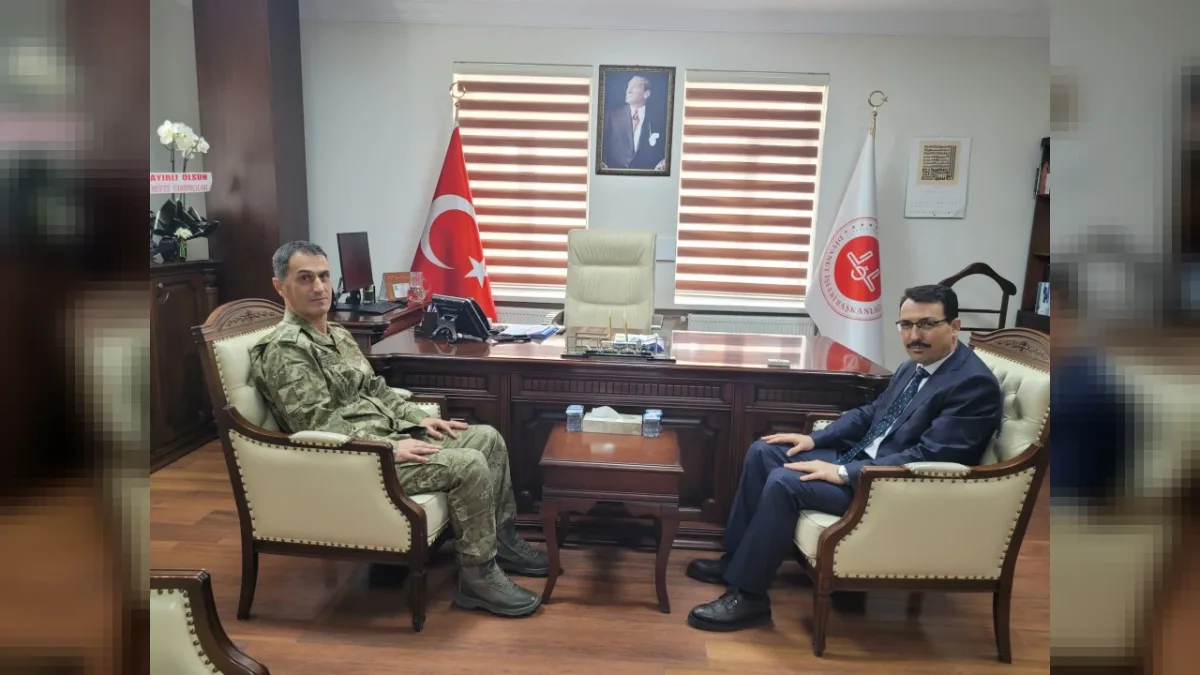 Afyonkarahisar İkmal ve Garnizon Komutanı Tuğgeneral Numan Kıral’dan Müftülüğe Ziyaret