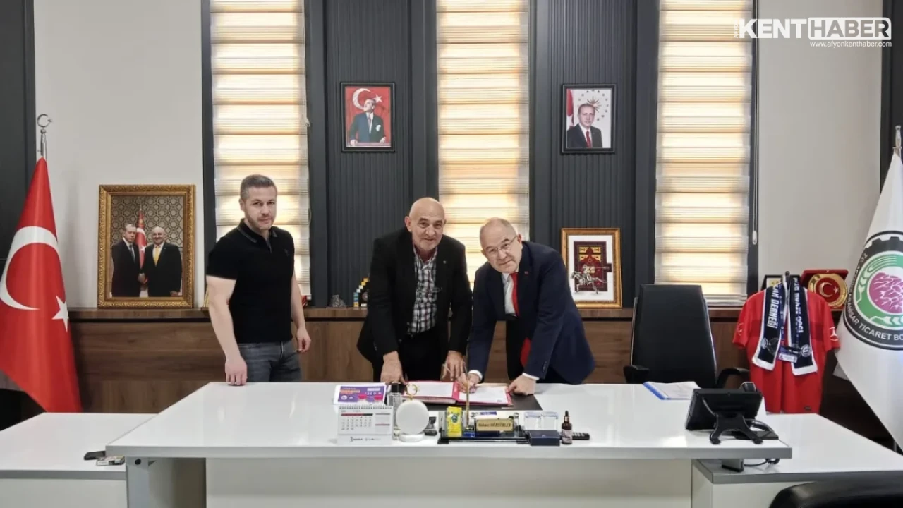 Afyonkarahisar Ticaret Borsası ile İl Milli Eğitim Müdürlüğünden Eğitime Destek Protokolü