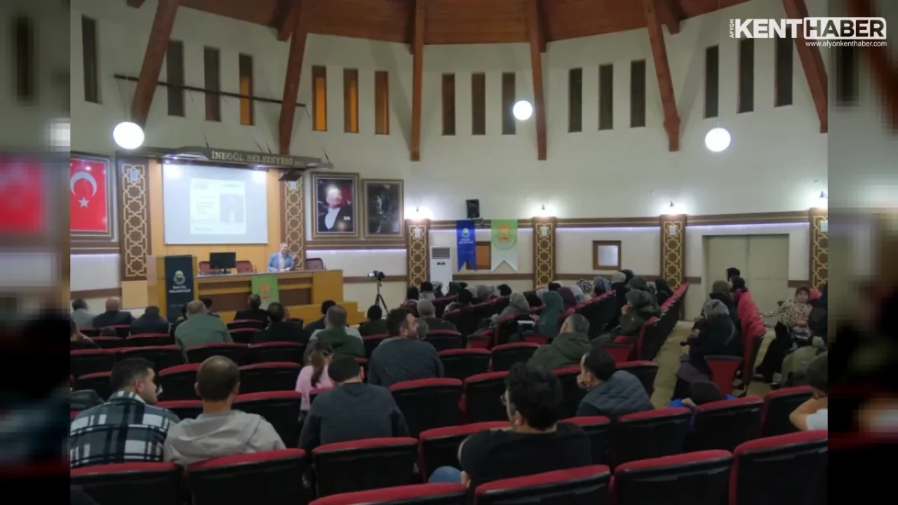 İnegöl Belediyesi Aile Okulu Seminerinde Sofraların Birleştirici Gücü Anlatıldı