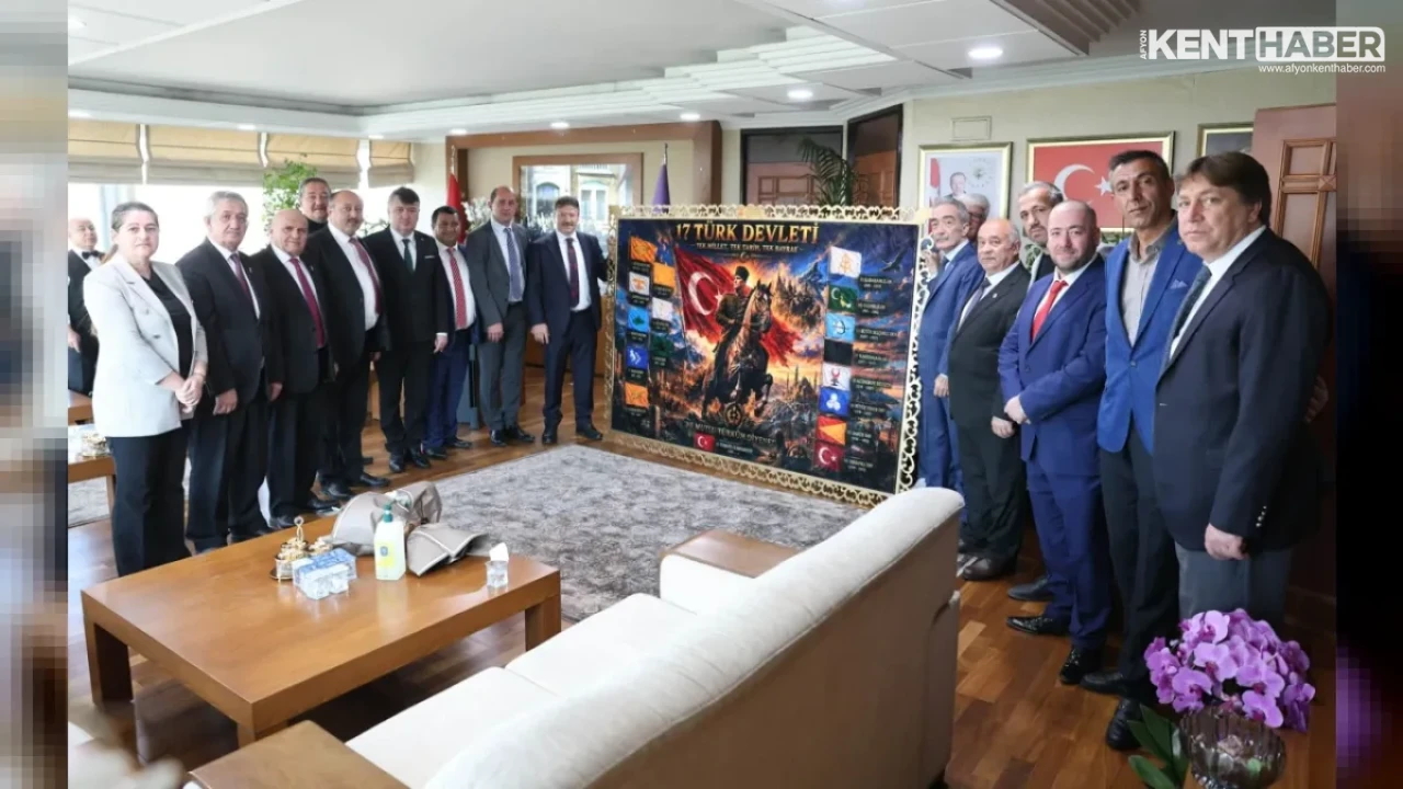 Afyonkarahisar Heyetinden TESK Başkanı Mehmet Yiğiner’e Hayırlı Olsun Ziyareti