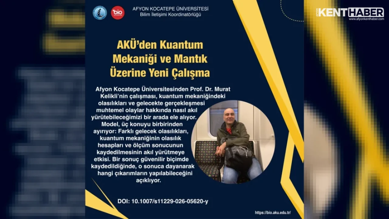 AKÜ’den Kuantum Mekaniği ve Mantık Üzerine Çığır Açan Yeni Bilimsel Çalışma