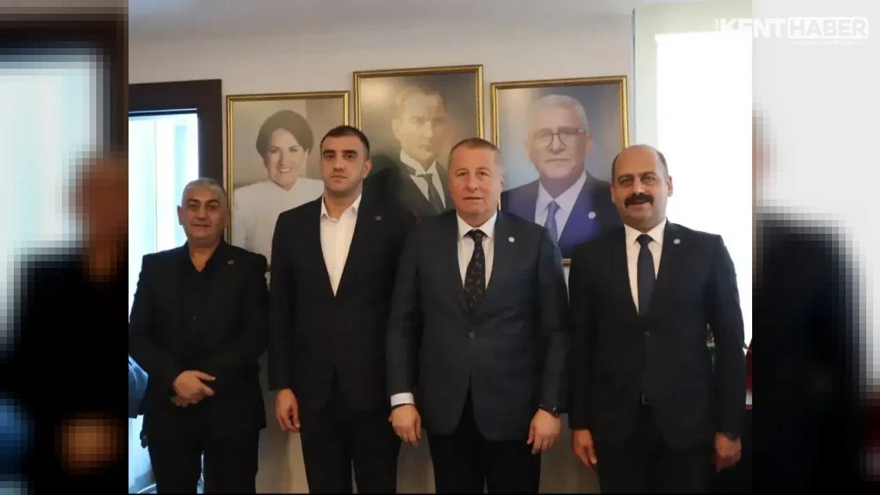 Hakan Şeref Olgun’a Ankara’d’dan İYİ Parti Erzurum İl Başkanı Ali Öğdük’e Ziyaret