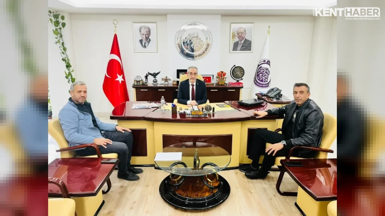 Afyonkarahisar Esnaf ve Sanatkarlar Odaları Birliği’ne Ziyaret Gerçekleştirildi