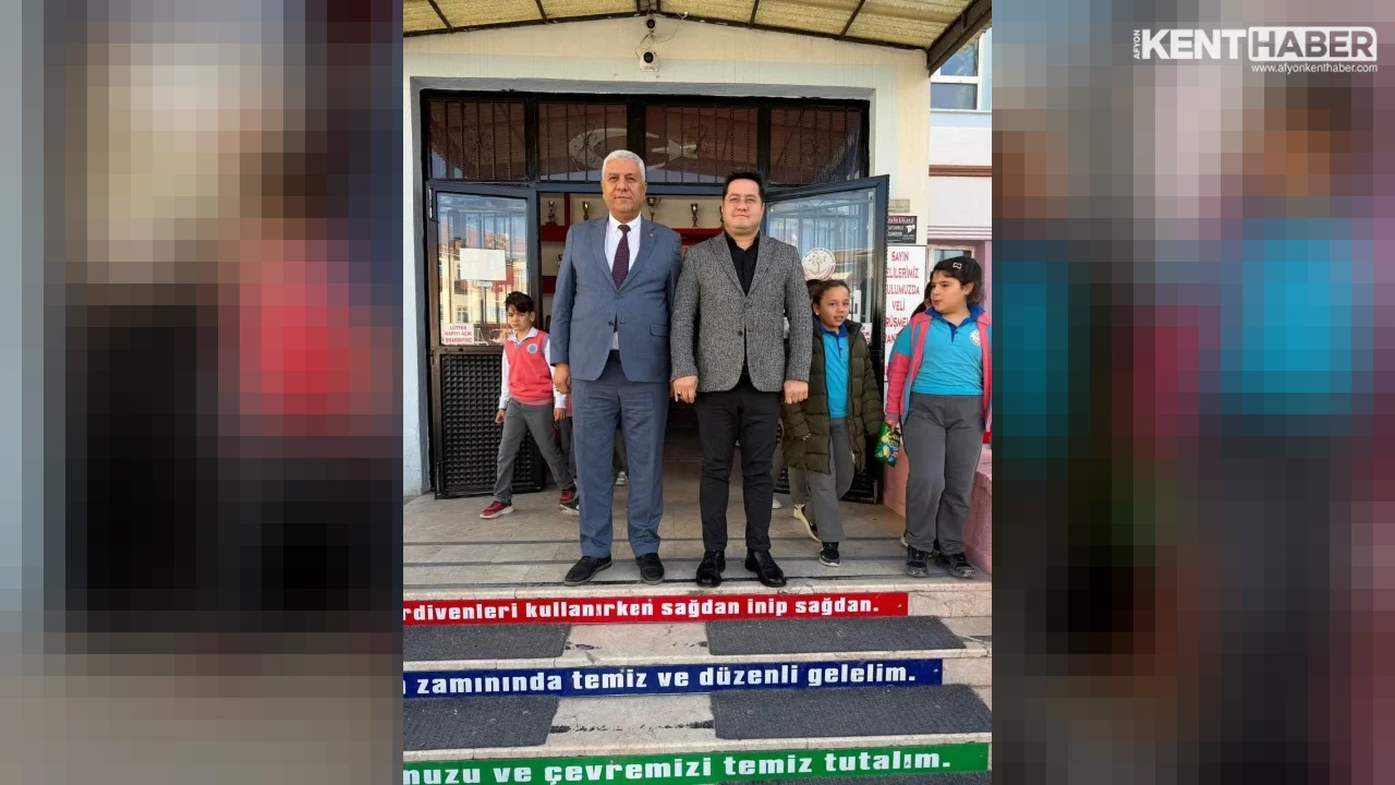 Bolvadin Belediye Başkanı Derviş Aynacı'dan Fatih Sultan Mehmet İlkokulu'na Ziyaret - Detay Görsel 2