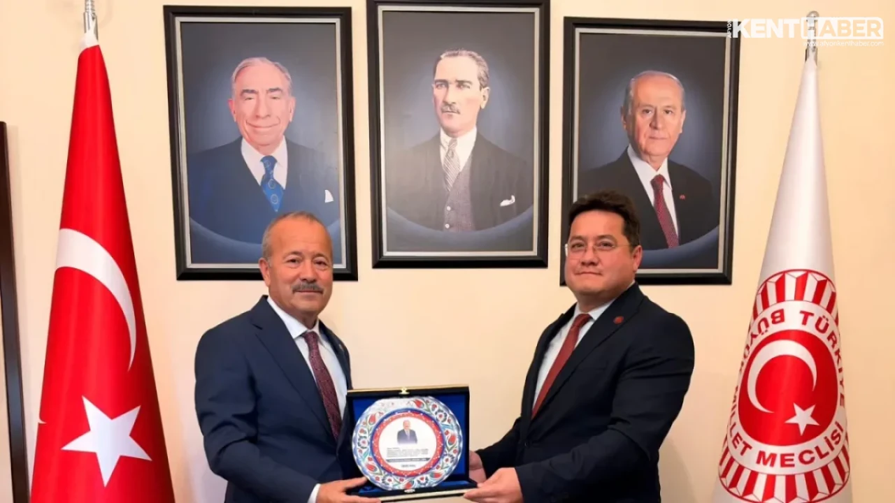 BAŞKAN AYNACI’DAN MİLLETVEKİLİ MEHMET TAYTAK’A HAYIRLI OLSUN ZİYARETİ