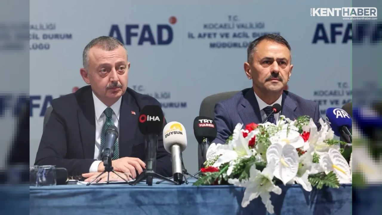 Kocaeli Valiliği AFAD Toplantısı Düzenledi: Başkan Büyükakın Ankara Sonrası Sahada
