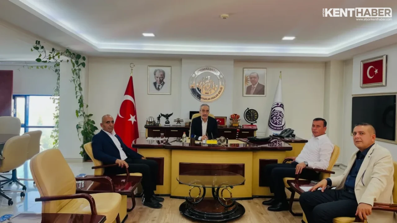Afyonkarahisar Esnaf ve Sanatkarlar Odaları Birliği’ne Anlamlı Ziyaret