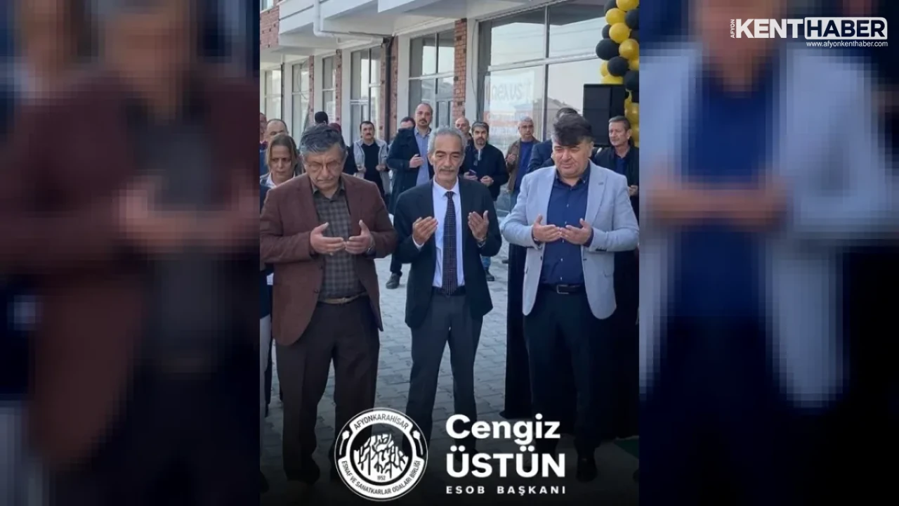 Afyonkarahisar Esnaf ve Sanatkarlar Odaları Birliği’nden Anlamlı Cuma Mesajı