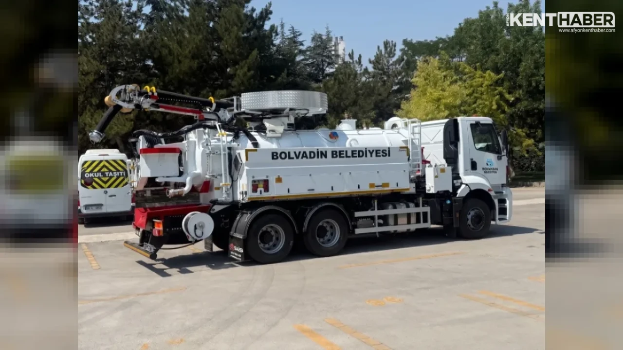 Bolvadin Belediyesi’nden 20 Milyon TL’lik Altyapı Yatırımı: Yeni Vidanjör Aracı Yolda
