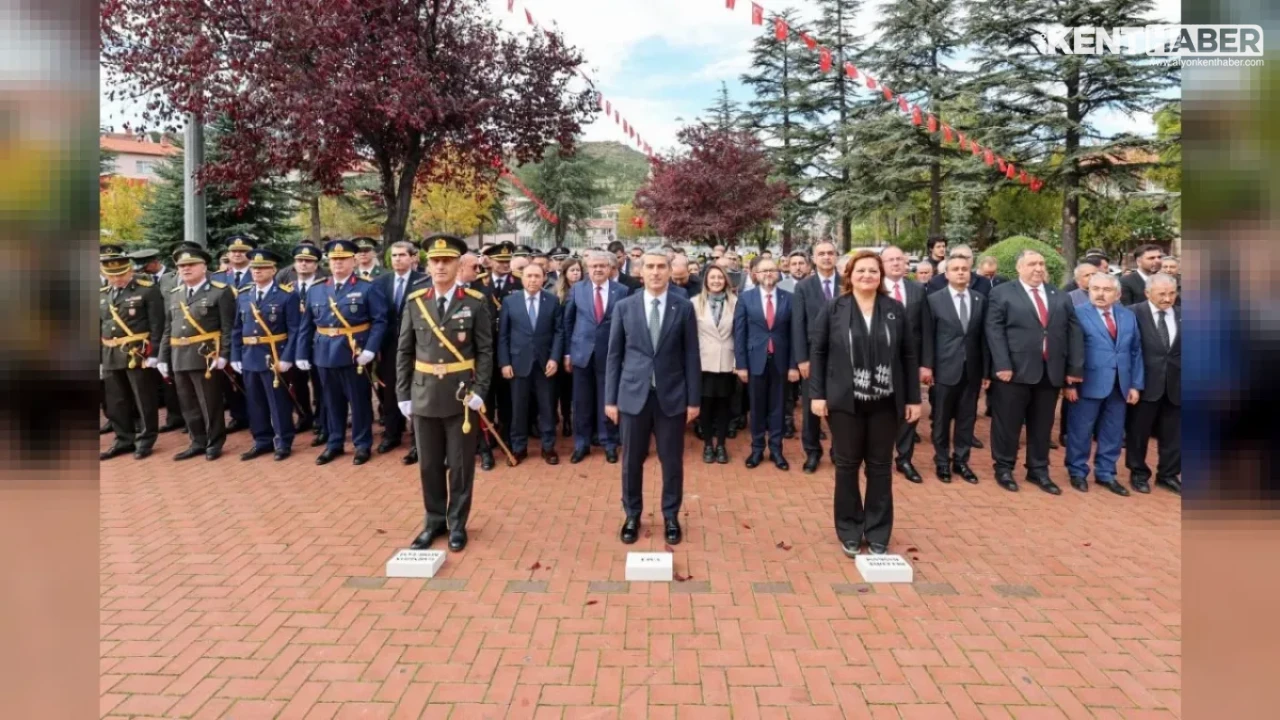 Afyonkarahisar’da Cumhuriyetimizin 103. Yıl Dönümü Törenlerle Kutlandı