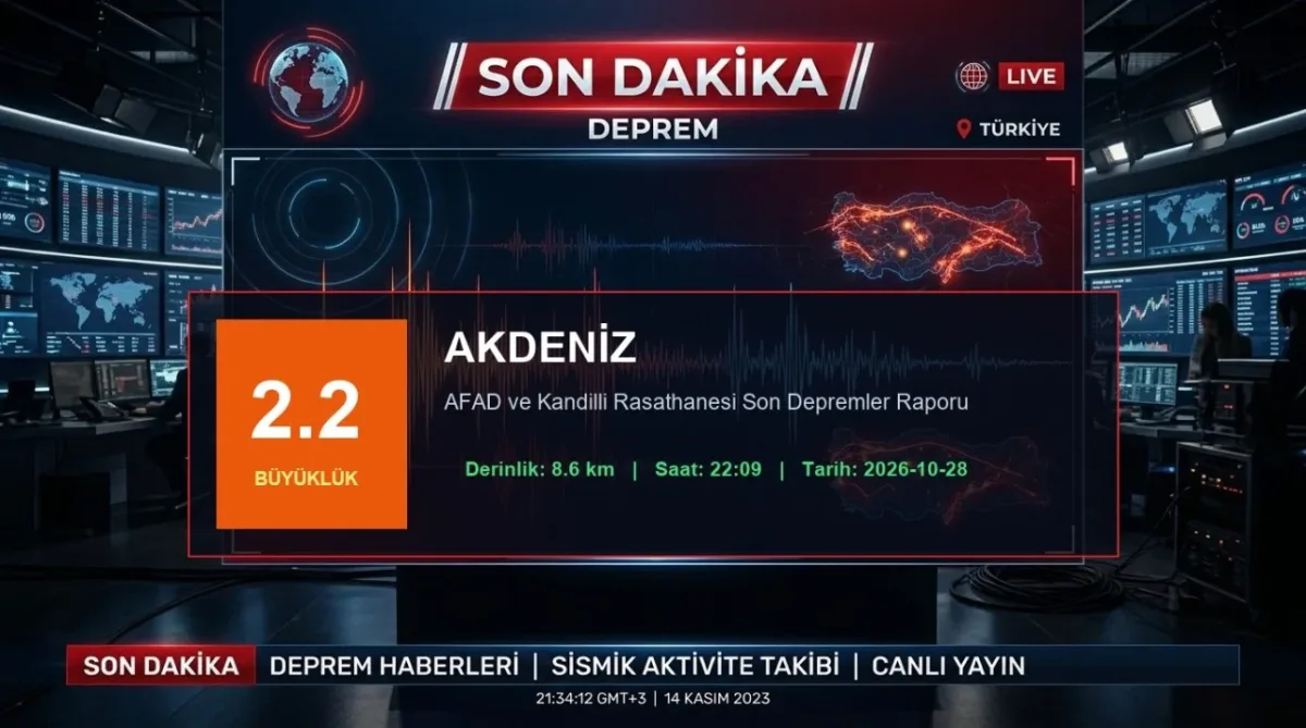 SON DAKİKA: Akdeniz’de Korkutan Deprem! Akdeniz Açıkları’nda Meydana Gelen Sarsıntı İlk Verileri Paylaşıldı