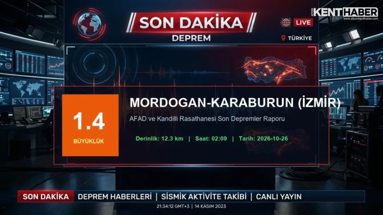 SON DAKİKA: İzmir Karaburun’da 1.4 Büyüklüğünde Deprem! AFAD ve Kandilli Son Depremler