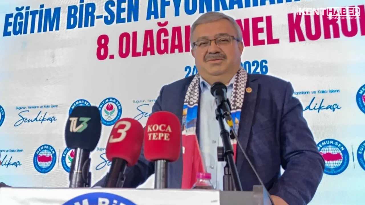 AK Parti Afyonkarahisar Heyeti Eğitim-Bir-Sen 8. Olağan Genel Kurulu'na Katıldı - Detay Görsel 3