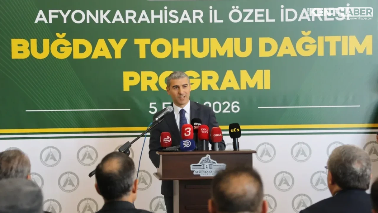 Afyonkarahisar’da Üretime Dev Destek: 2 Bin 500 Çiftçiye 350 Ton Buğday Tohumu Dağıtıldı