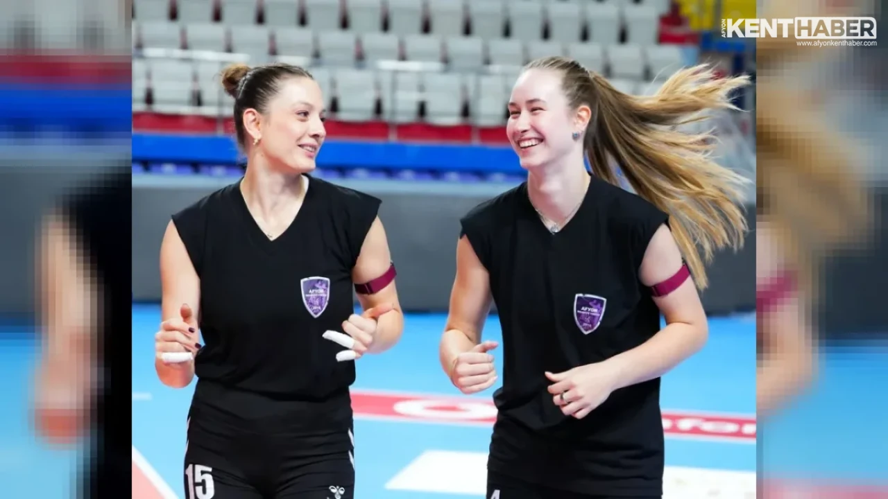 Sinnada Hotels Afyon Belediyesi Voleybol Takımı İlbank Maçı Hazırlıklarını Sürdürüyor