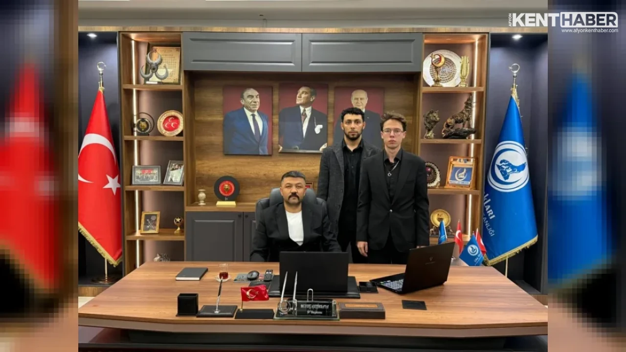 Afyonkarahisar Ülkü Ocakları El Cezeri Teknoloji Kulübü’nden İl Başkanı Çetinkaya’ya Brifing