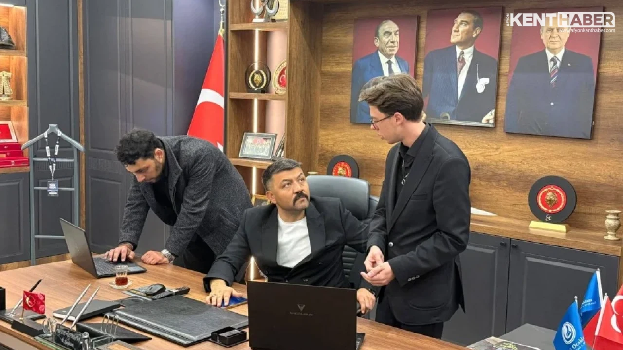 Afyonkarahisar Ülkü Ocakları El Cezeri Teknoloji Kulübü'nden İl Başkanı Çetinkaya'ya Brifing - Detay Görsel 1
