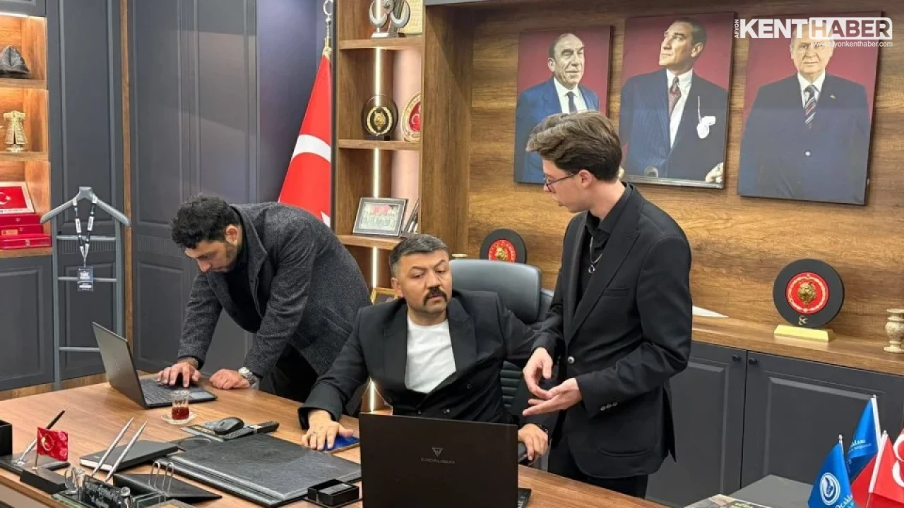 Afyonkarahisar Ülkü Ocakları El Cezeri Teknoloji Kulübü'nden İl Başkanı Çetinkaya'ya Brifing - Detay Görsel 3