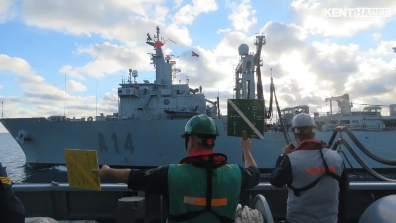 TCG Burgazada Korveti Orta Akdeniz'de Mare Aperto-2026 Tatbikatı Eğitimlerine Katıldı - Detay Görsel 1