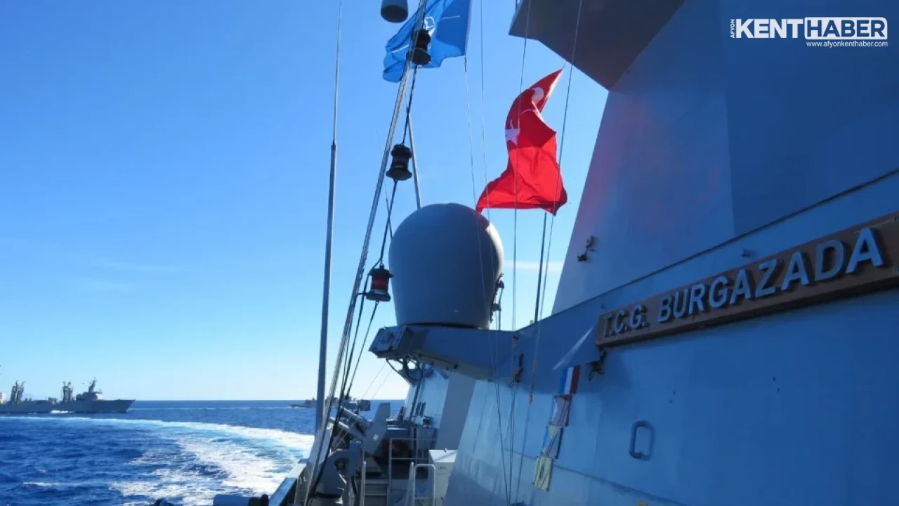 TCG Burgazada Korveti Orta Akdeniz'de Mare Aperto-2026 Tatbikatı Eğitimlerine Katıldı - Detay Görsel 2