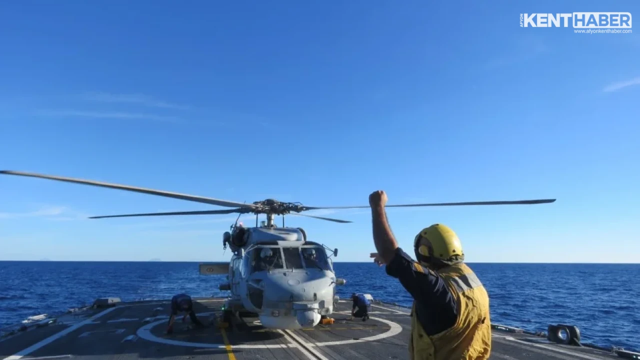 TCG Burgazada Korveti Orta Akdeniz'de Mare Aperto-2026 Tatbikatı Eğitimlerine Katıldı - Detay Görsel 3