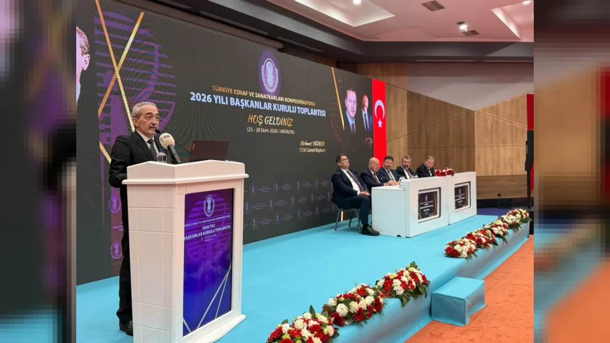 Başkan Cengiz Üstün TESK Başkanlar Kurulu Toplantısı’na Katıldı