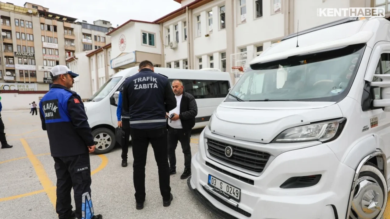 Afyonkarahisar Belediyesi’nden Öğrenciler İçin Sıkı Denetim: Servisler Kontrol Edildi