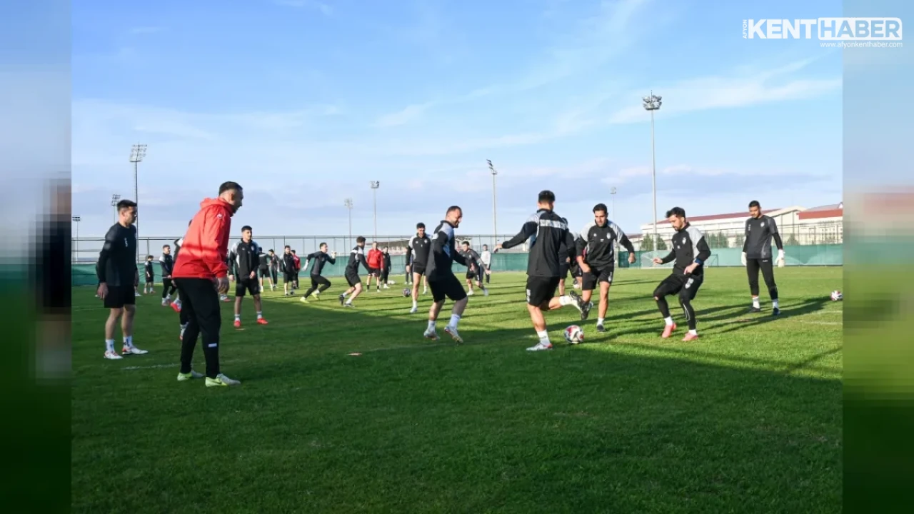 1923 Afyonkarahisarspor Kulu Maçı Hazırlıklarını Yüksek Tempoyla Sürdürüyor