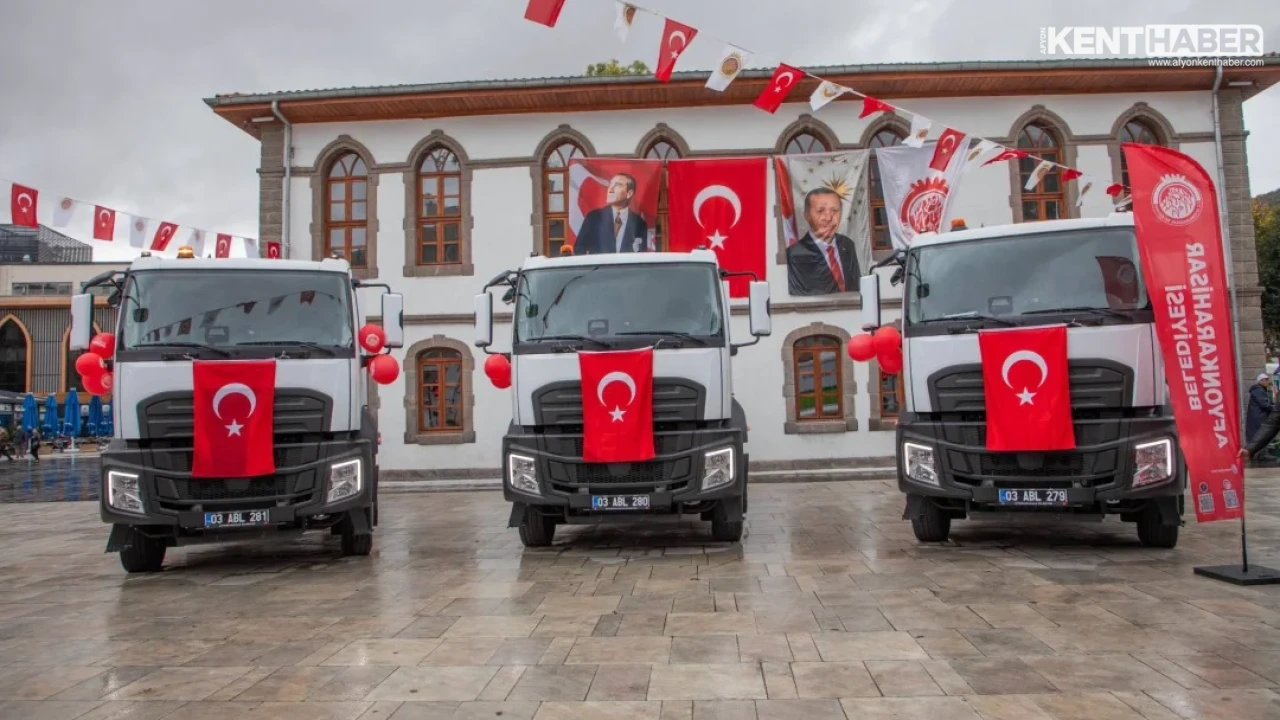 Afyonkarahisar Belediyesine Yeni Hizmet Araçları Kazandırıldı: Afyon Son Dakika - Detay Görsel 1