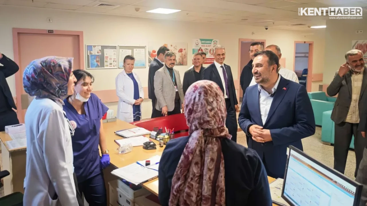 AK Parti Afyonkarahisar İl Başkanı Dr. Özgür Kavak’tan Hastane Ziyareti