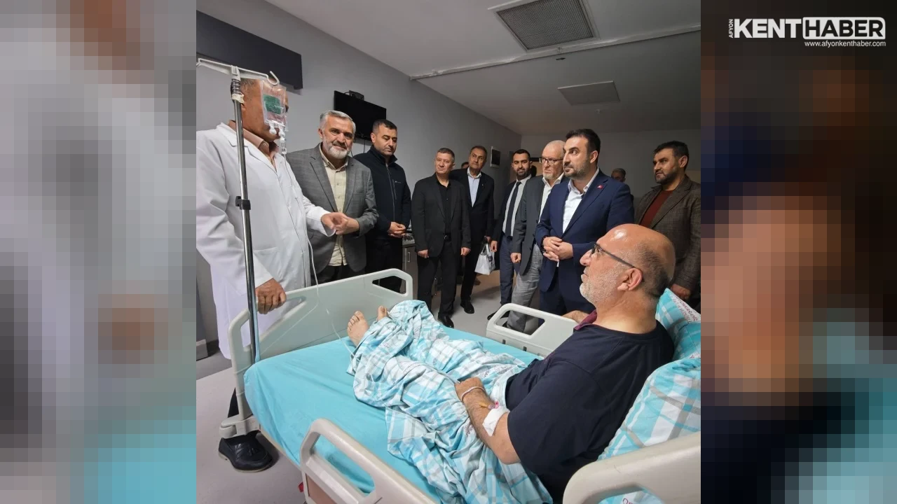AK Parti Afyonkarahisar İl Başkanı Dr. Özgür Kavak'tan Adana İl Müftüsü Lütfü İmamoğlu'na Hastanede Ziyaret - Detay Görsel 2