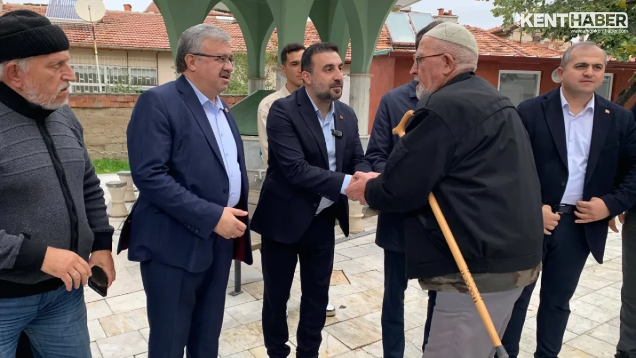 AK Parti Heyetinden Afyonkarahisar Fatih Mahallesi’nde Esnaf ve Cami Ziyareti
