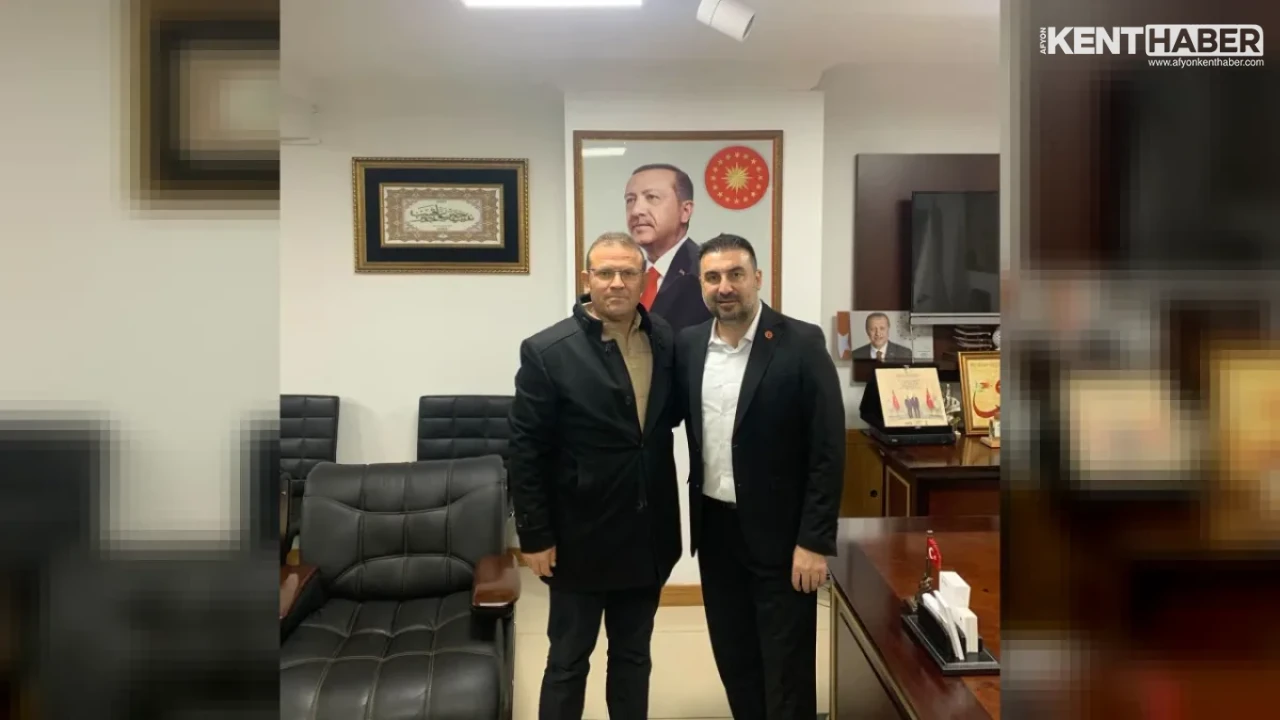 Sadullah Kiraz ve Ferdi Baskı’dan AK Parti İl Başkanı Dr. Özgür Kavak’a Ziyaret